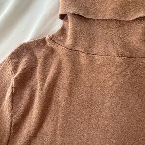 Michael Stars Tan Turtleneck Sweater